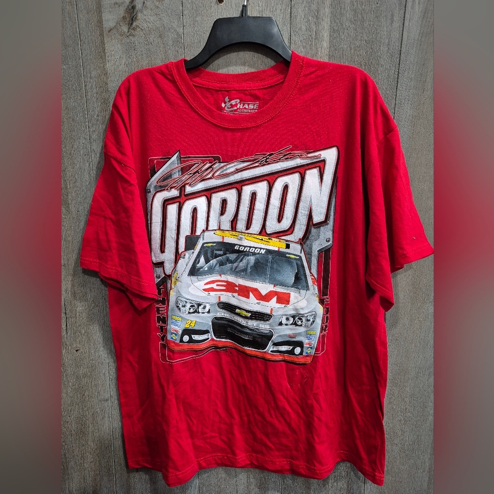 Nascar Chase Authentics Jeff Gordon T-Shirt Red Hendrick Motorsports (Size XL)